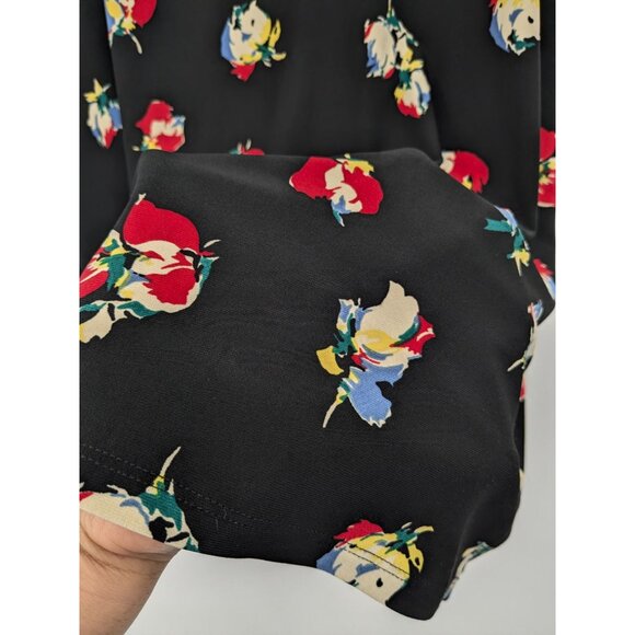 Lauren Ralph Lauren Flora Tie Neck Top Women Plus Size 2X Stretch Office Elegant - Picture 6 of 10